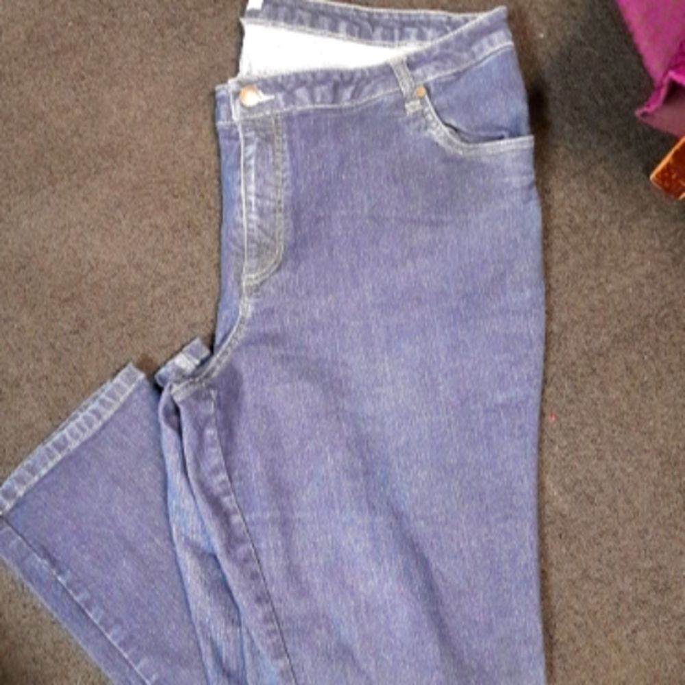 🤠Woman Within Dark Blue Jeans Size 20W
